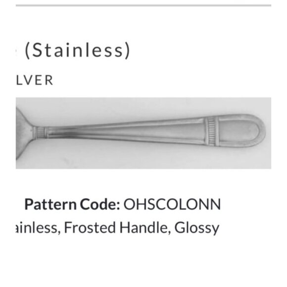 4 Oneida Colonnade Dinner knives stainless steel frosted handle glossy flatware - Picture 2 of 4